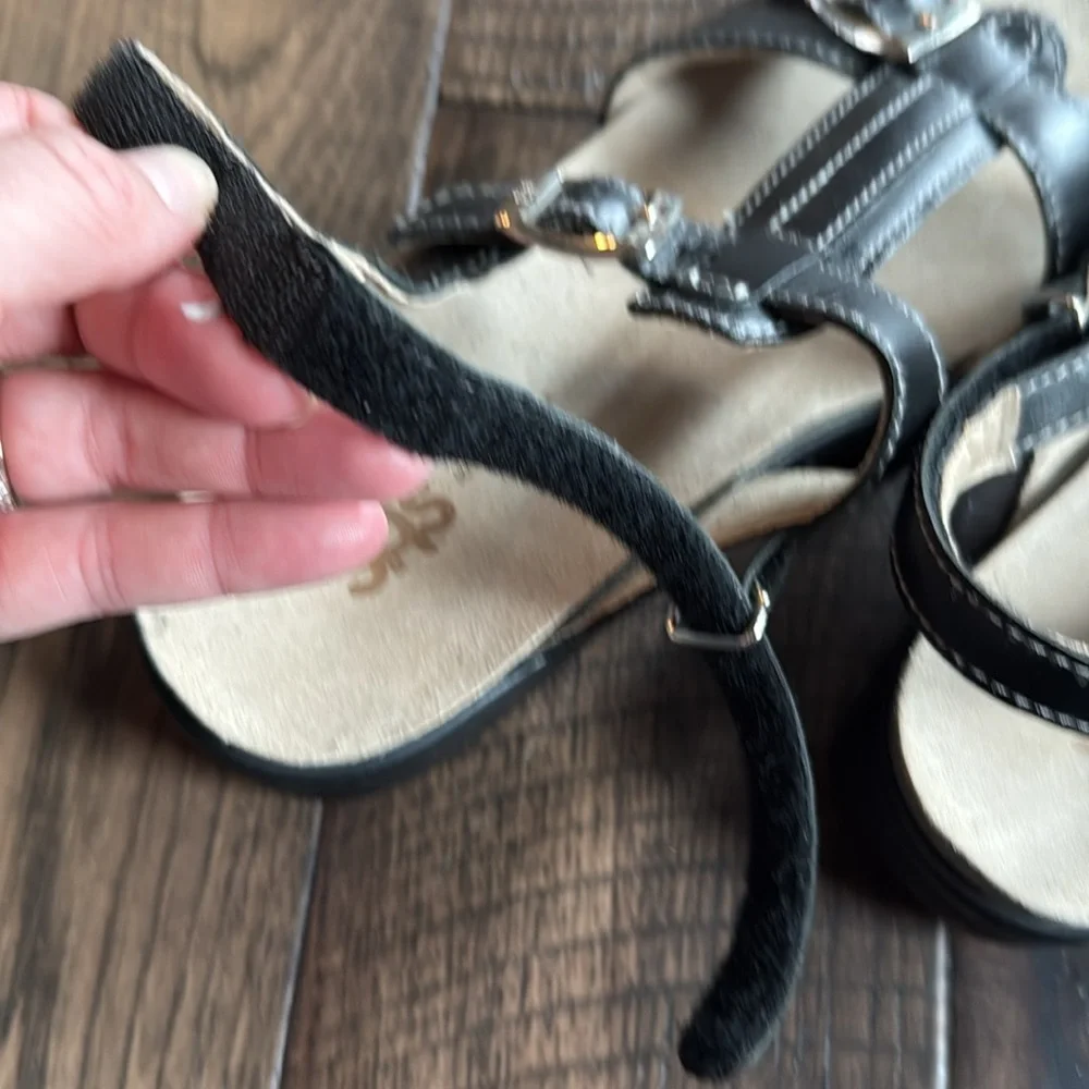 SAS sandals black buckle‎ Size 10 Narrow